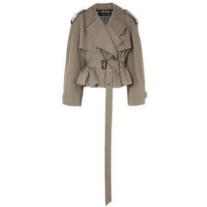 Korte trenchcoat van Balenciaga