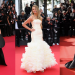 Anna Nooshin, Romee Strijd en Vivian Hoorn in Cannes