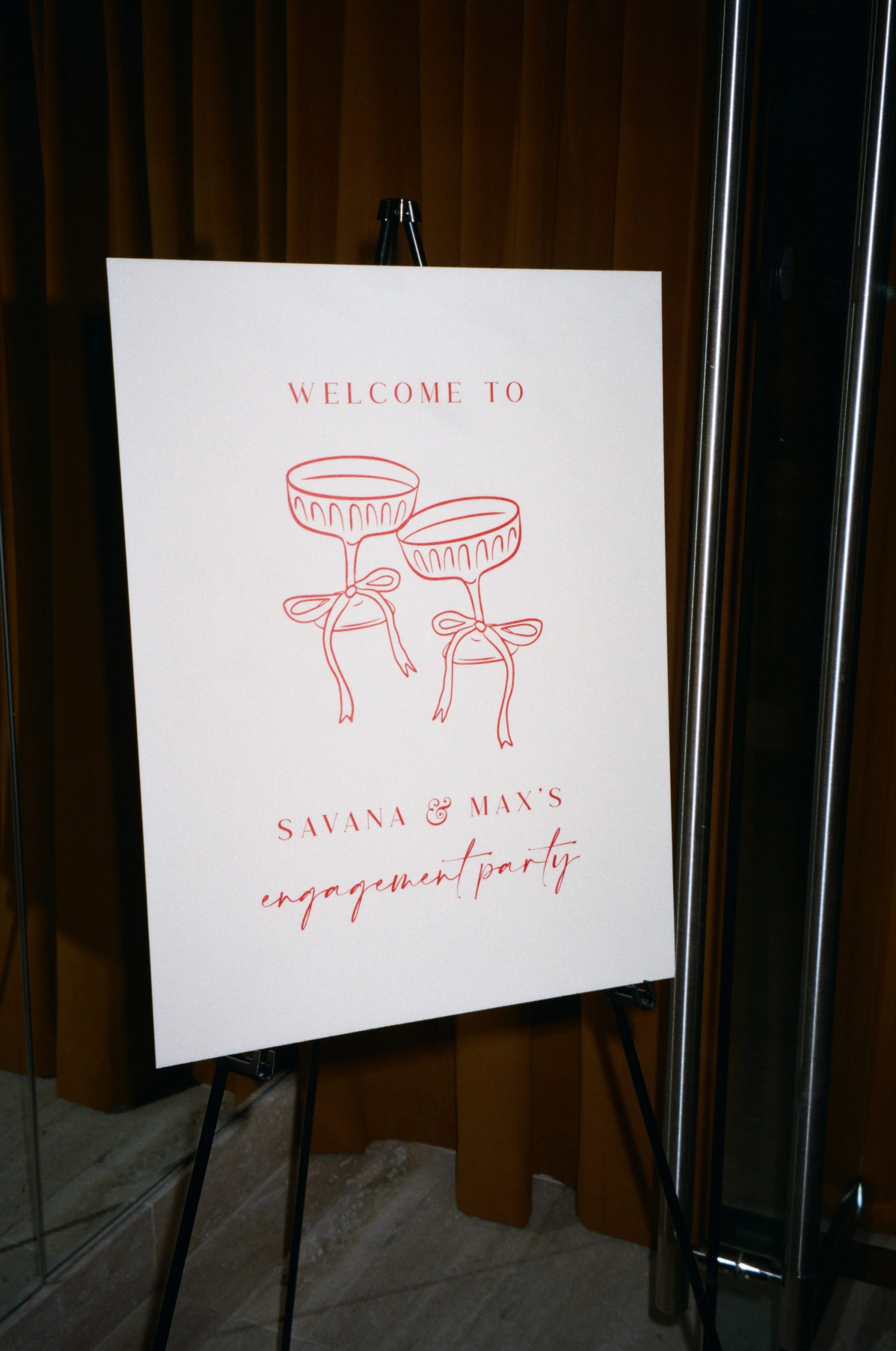 Het verlovingsfeest van Savana Peetoom in New York