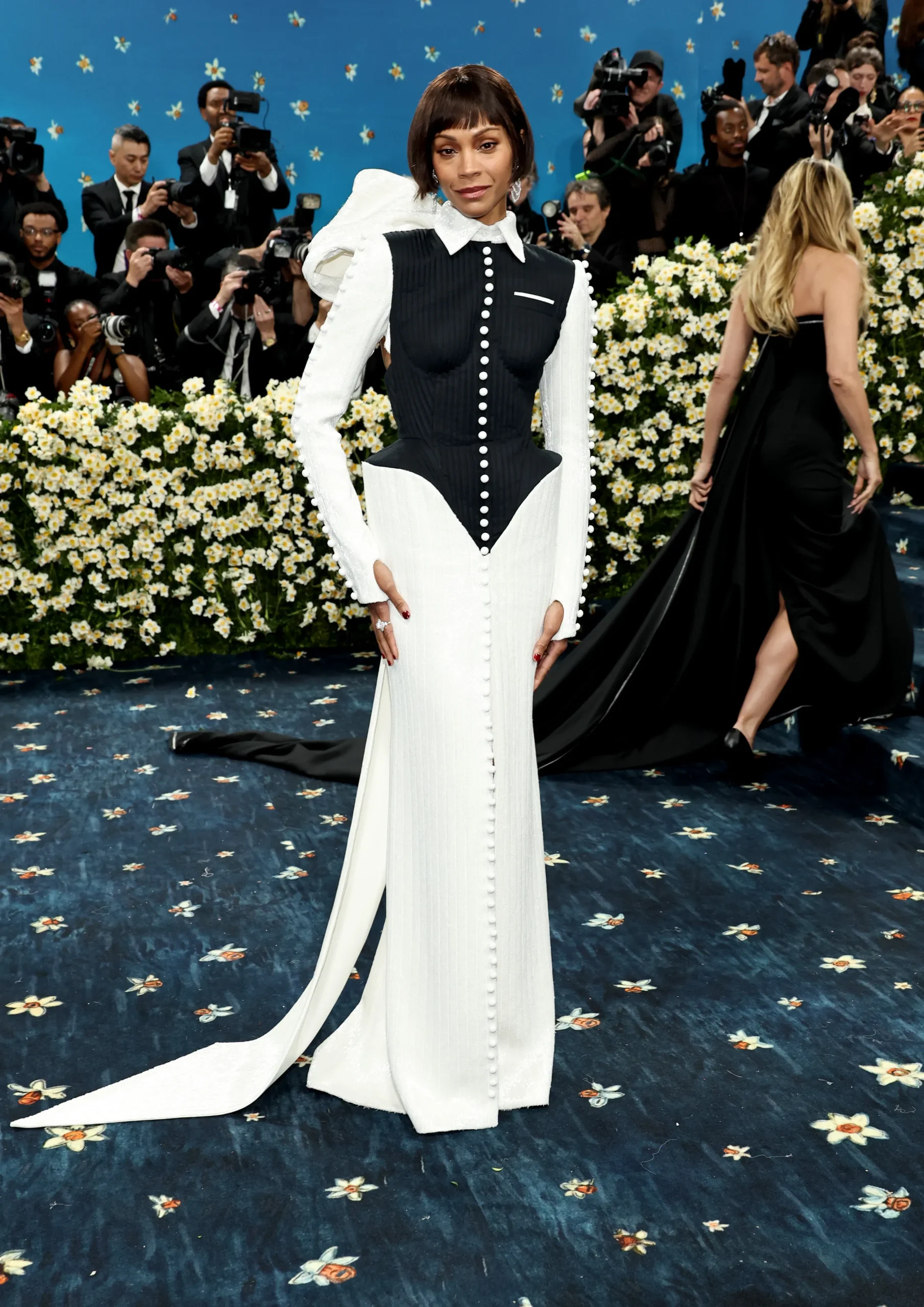 Zoe Saldana bij het Met Gala 2025
