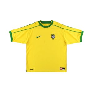 1998-00 nike voetbalshirt van het Braziliaans elftal