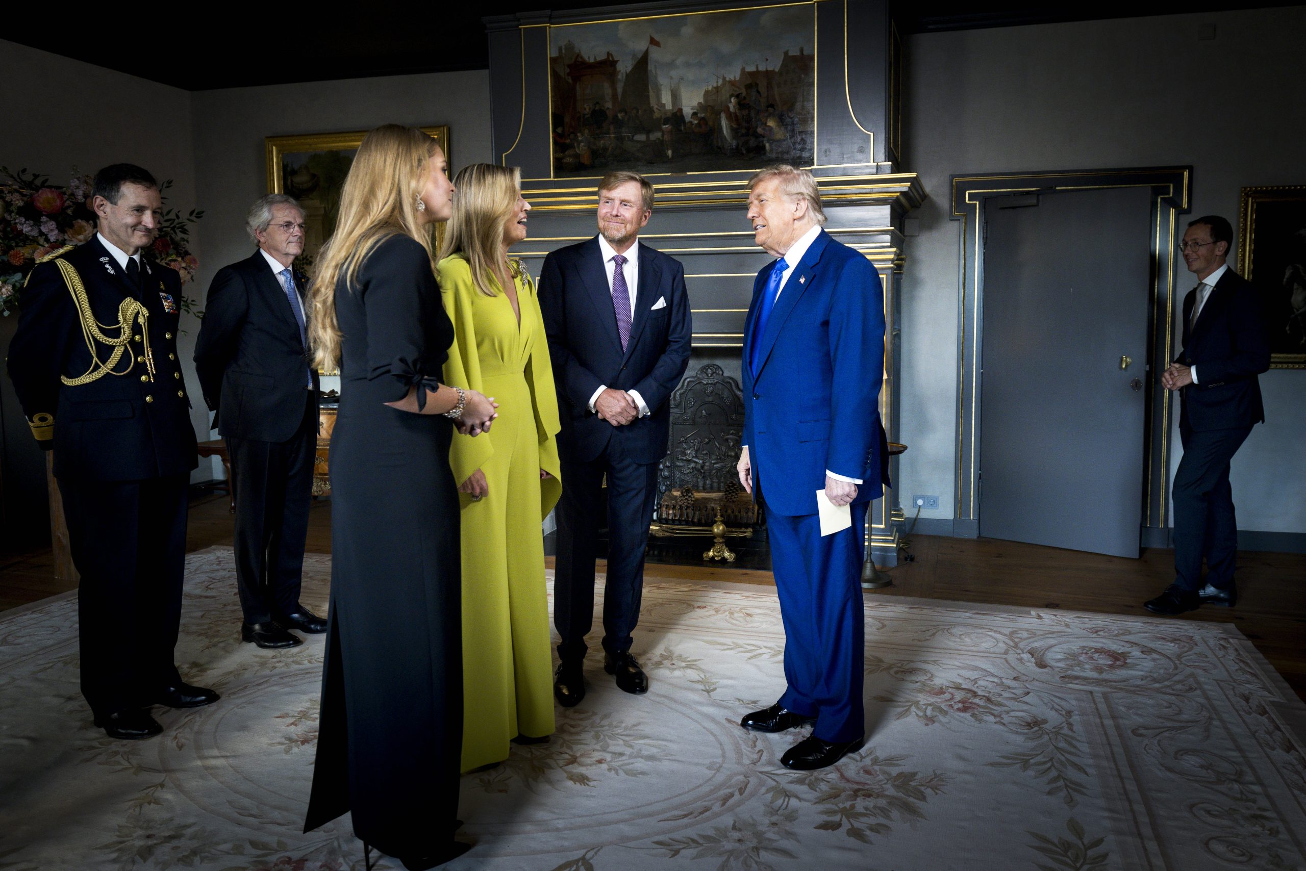 Amalia maxima Willem-Alexander trump