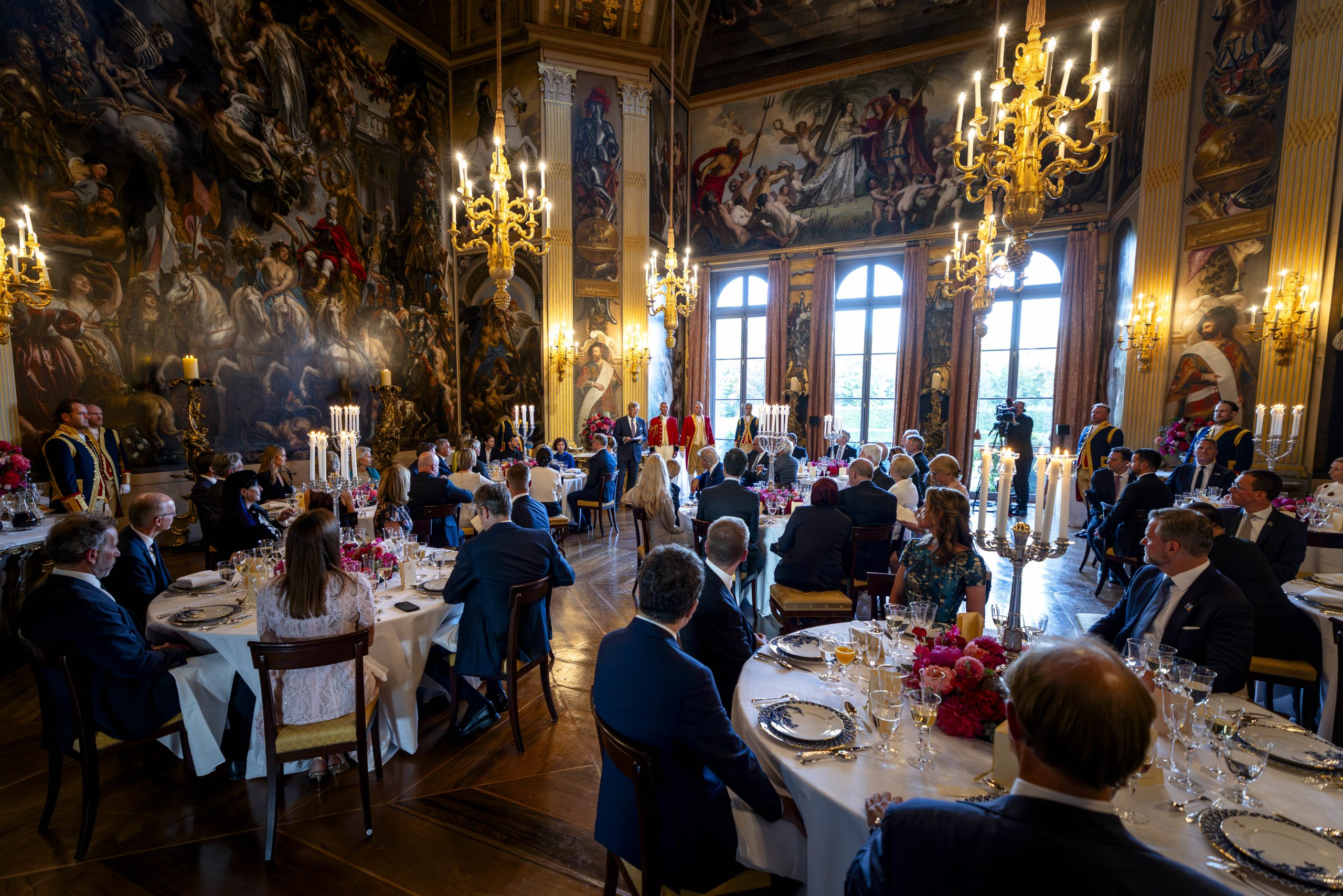 Royal dinner at Huis ten Bosch Palace NATO/OTAN Summit 2025 I June 24, 2025