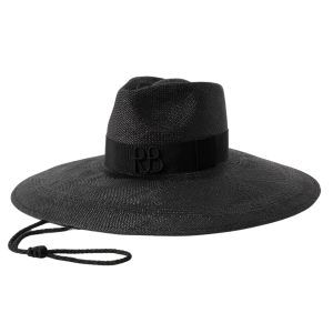 zwarte zonnehoed - dames hoed voor de zomer