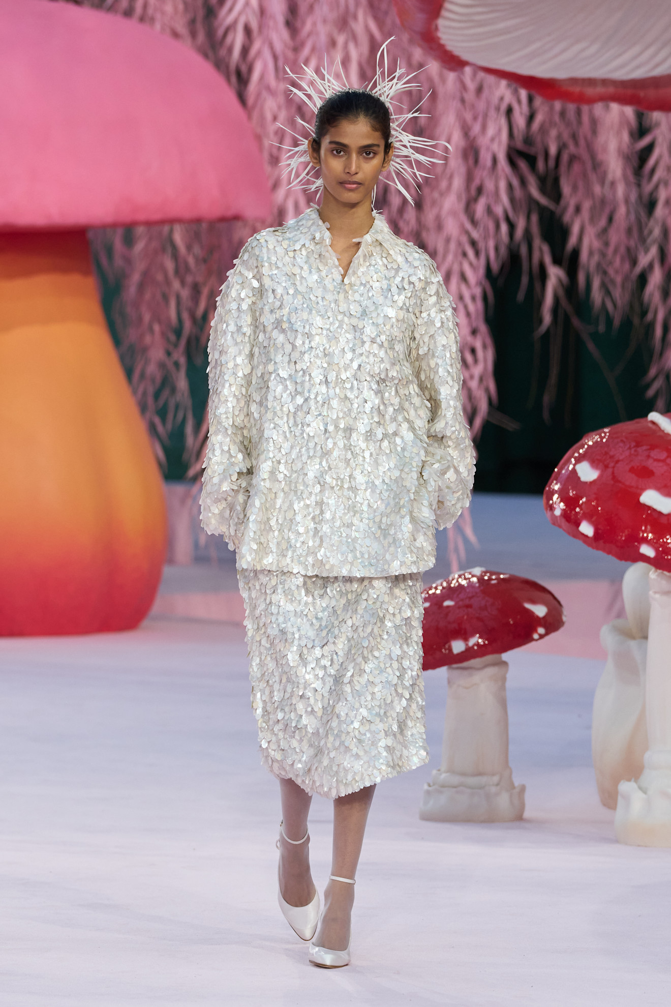 Bhavitha Mandava tijdens Chanel Haute Couture lente/zomer 2026