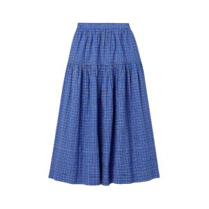 DÔEN Geruite voile midirok