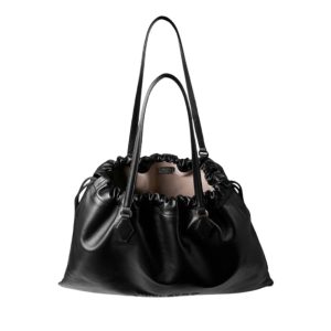 Jimmy Choo grote tote met koordsluiting shopper van lamsleer