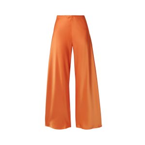 Satijnen oranje broek