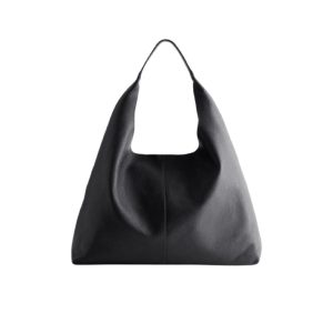 Leren grote tas van &Other stories