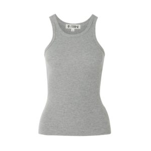 Ribgebreide tanktop van stretch-jersey Éterne