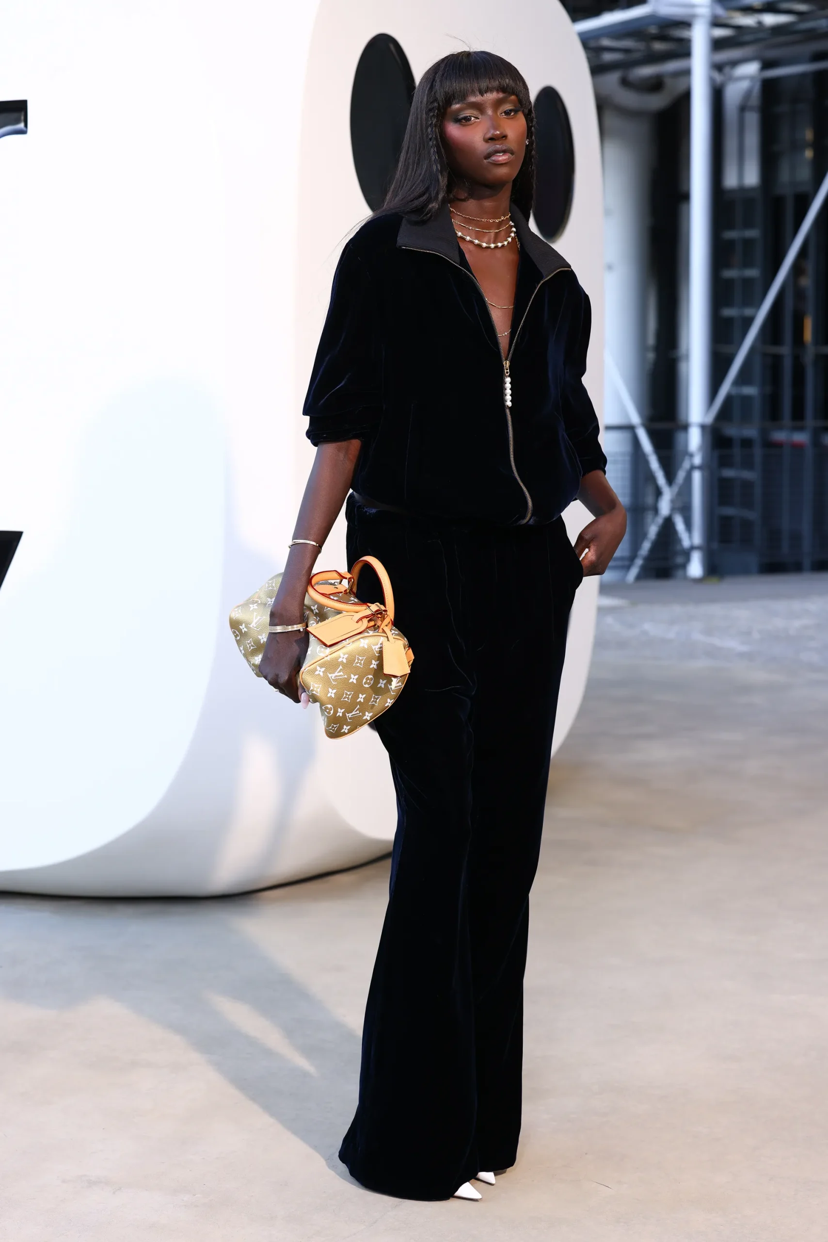 Anok Yai bij Louis Vuitton