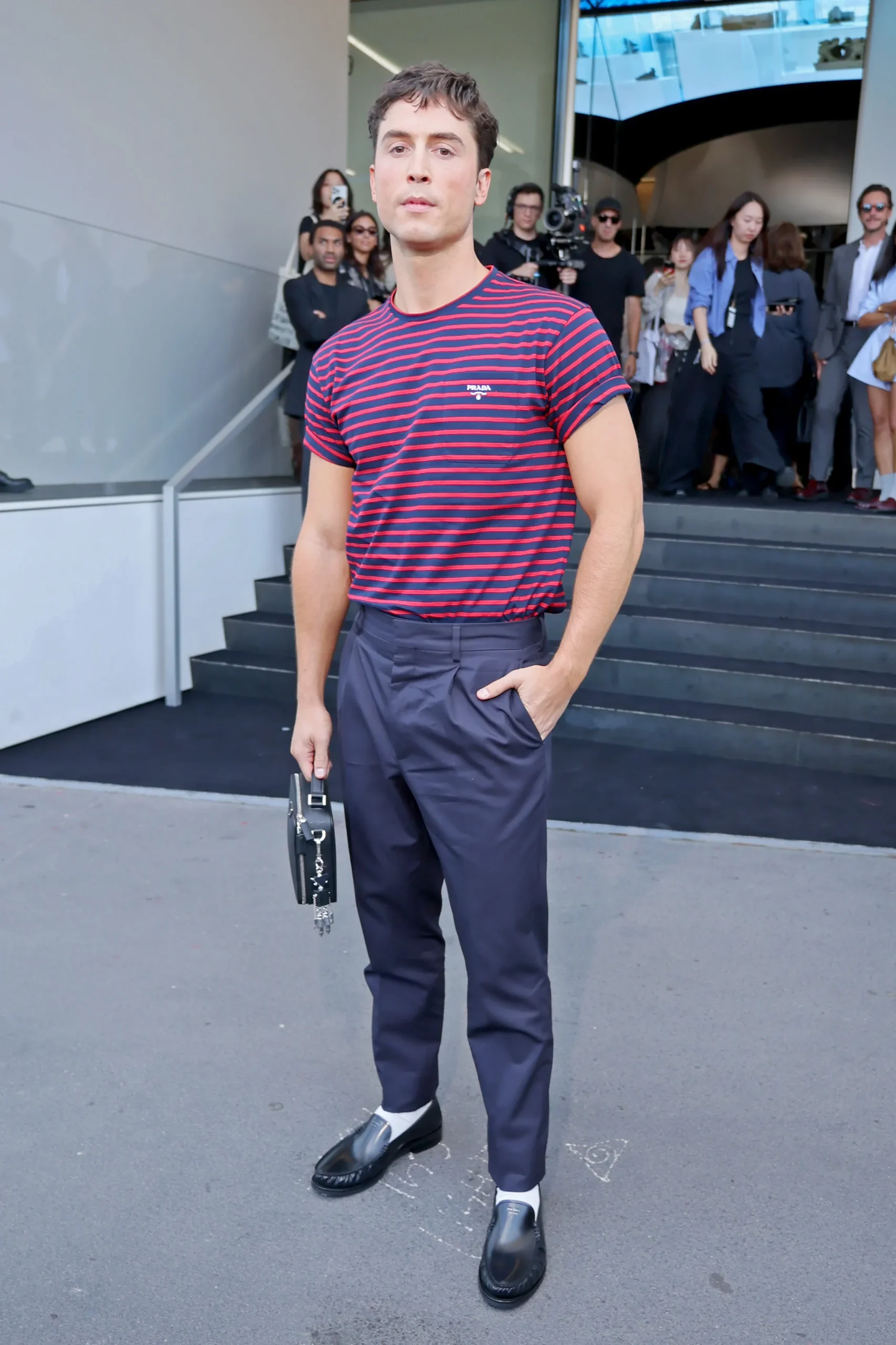 Benito Skinner bij Prada