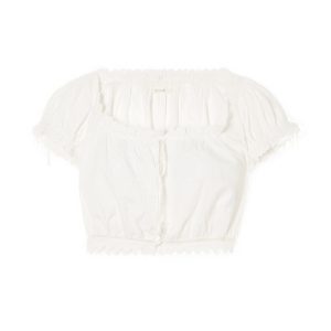 Top met broderie anglaise van Doên