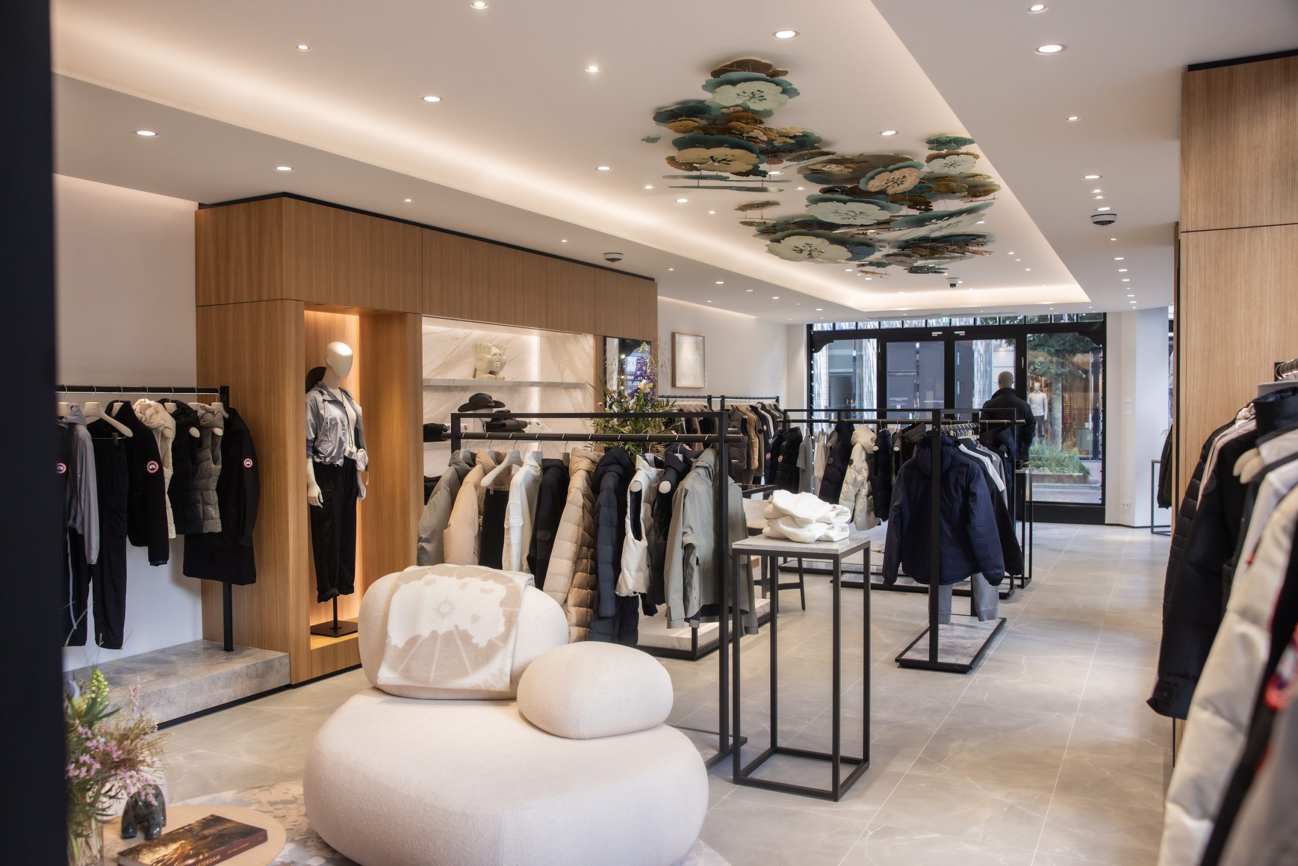 De nieuwe winkel van Canada Goose in Amsterdam
