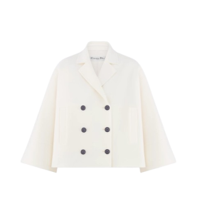 Witte Dior jas