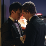 Beeld uit Heated Rivalry, een van Vogue's kijktips voor Pride Month