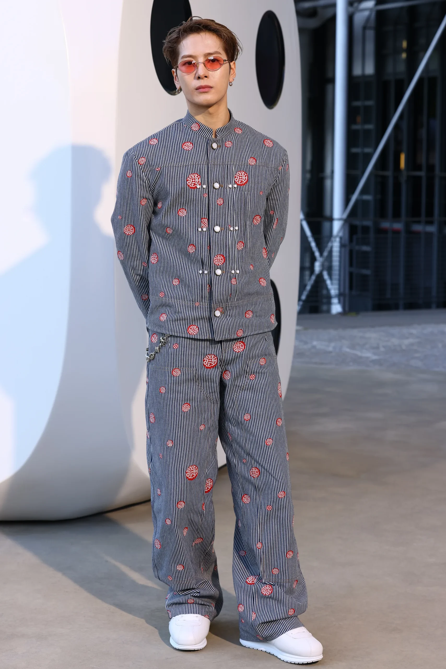 Jackson Wang bij Louis Vuitton