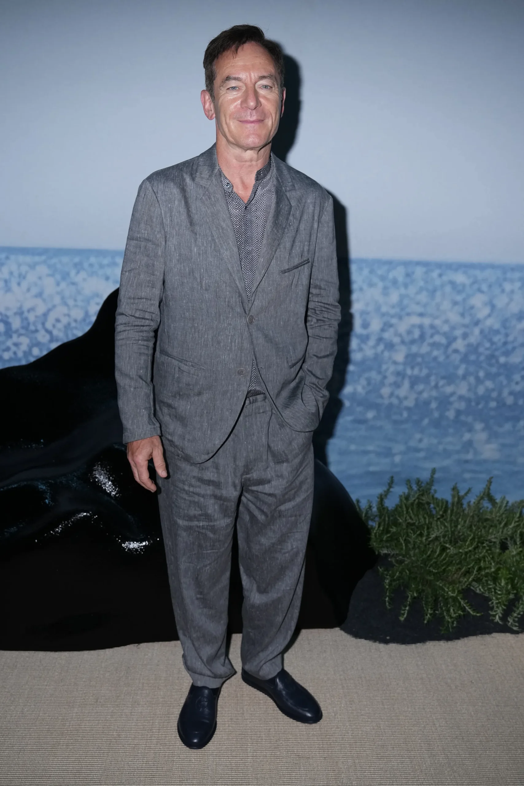 Jason Isaacs bij Armani