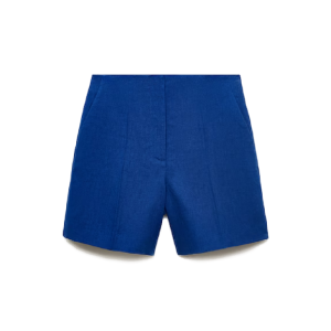 Korte linnen broek Mango