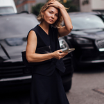 lang gilet dames - vogue
