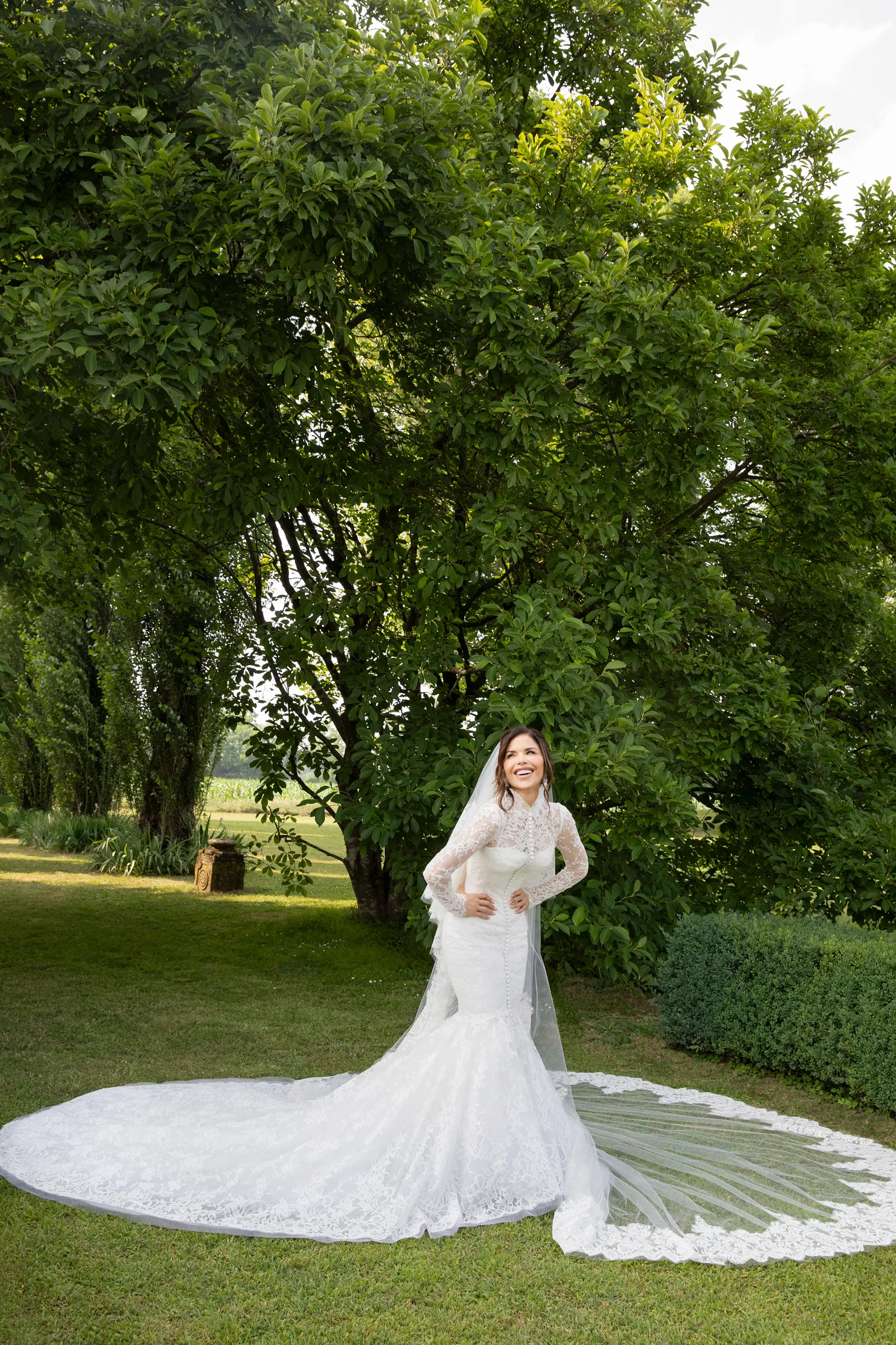 Lauren Sanchéz trouwjurk tijdens huwelijk met Jeff Bezos