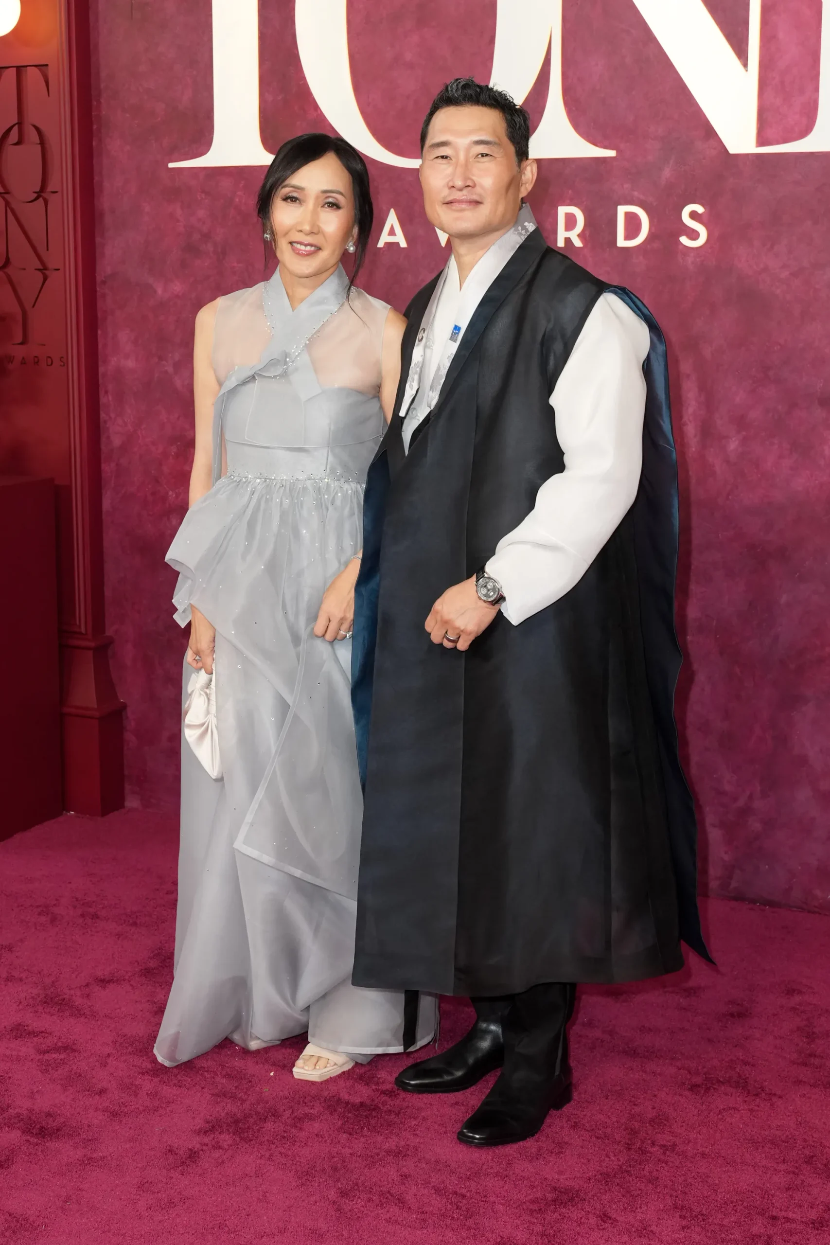 Mia Kim and Daniel Dae Kim Tony Awards 2025