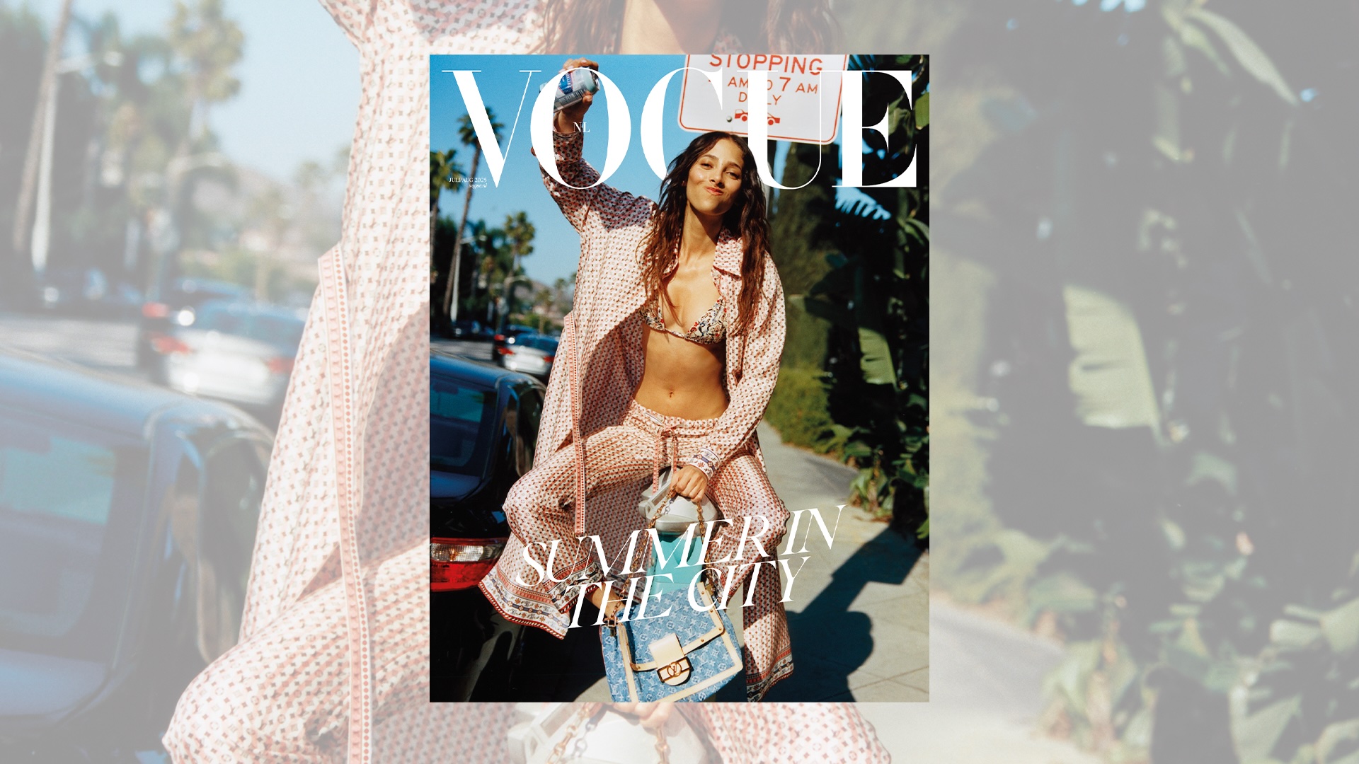 Vogue juli/augustus 2025 met Yasmin Wijnaldum op de cover