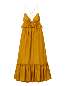 jurk met open of blote rug, zimmermann