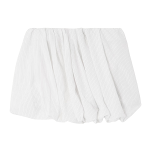 witte mini rok met ruches - festival - trend