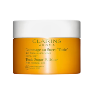 bodyscrub, clarins