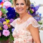 Koningin Máxima draagt vintage Valentino.