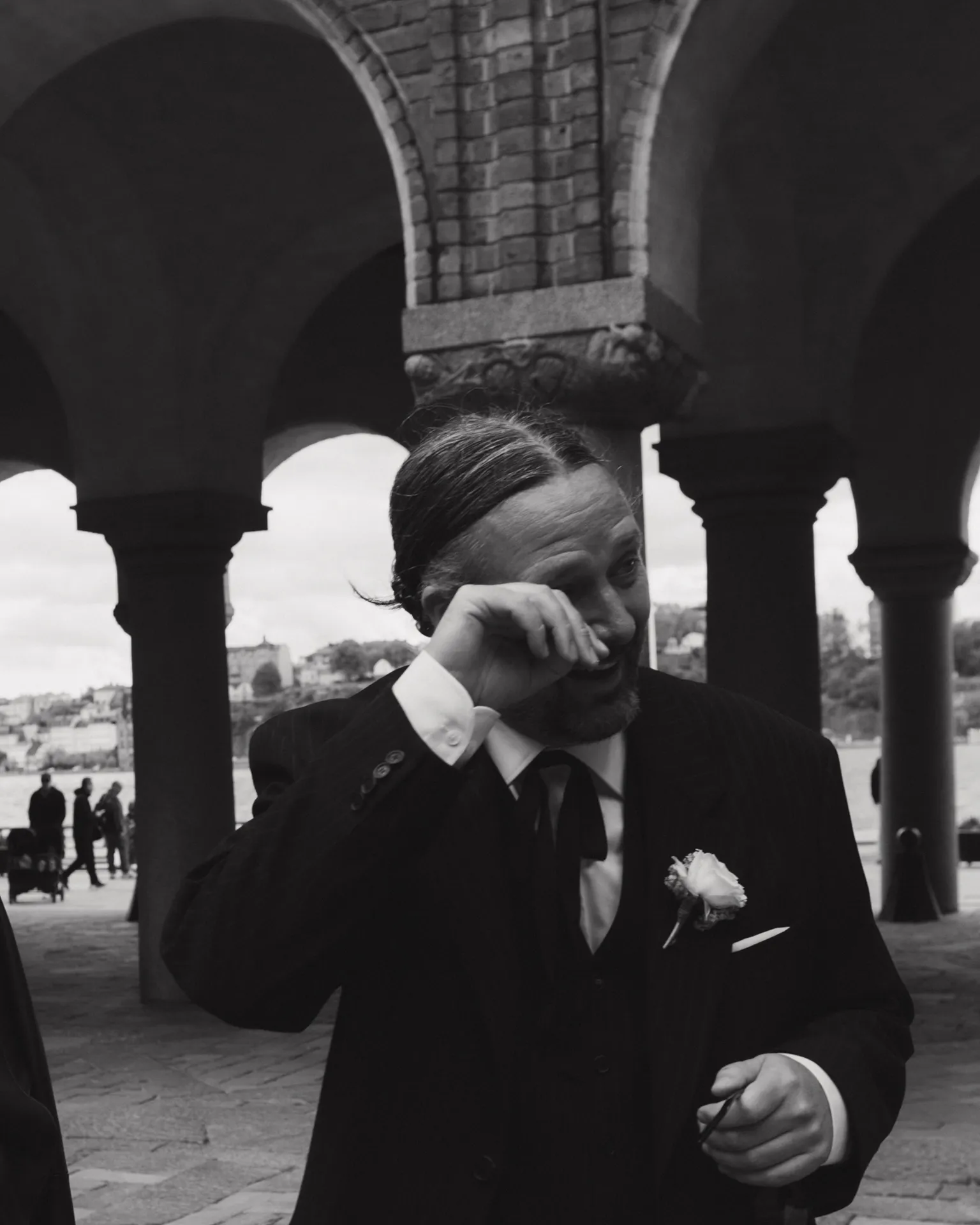 Pontus in tranen nadat hij zijn dochter in tranen zag