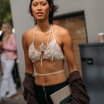 Streetstyle in vintage stijl tijdens Copenhagen Fashion Week