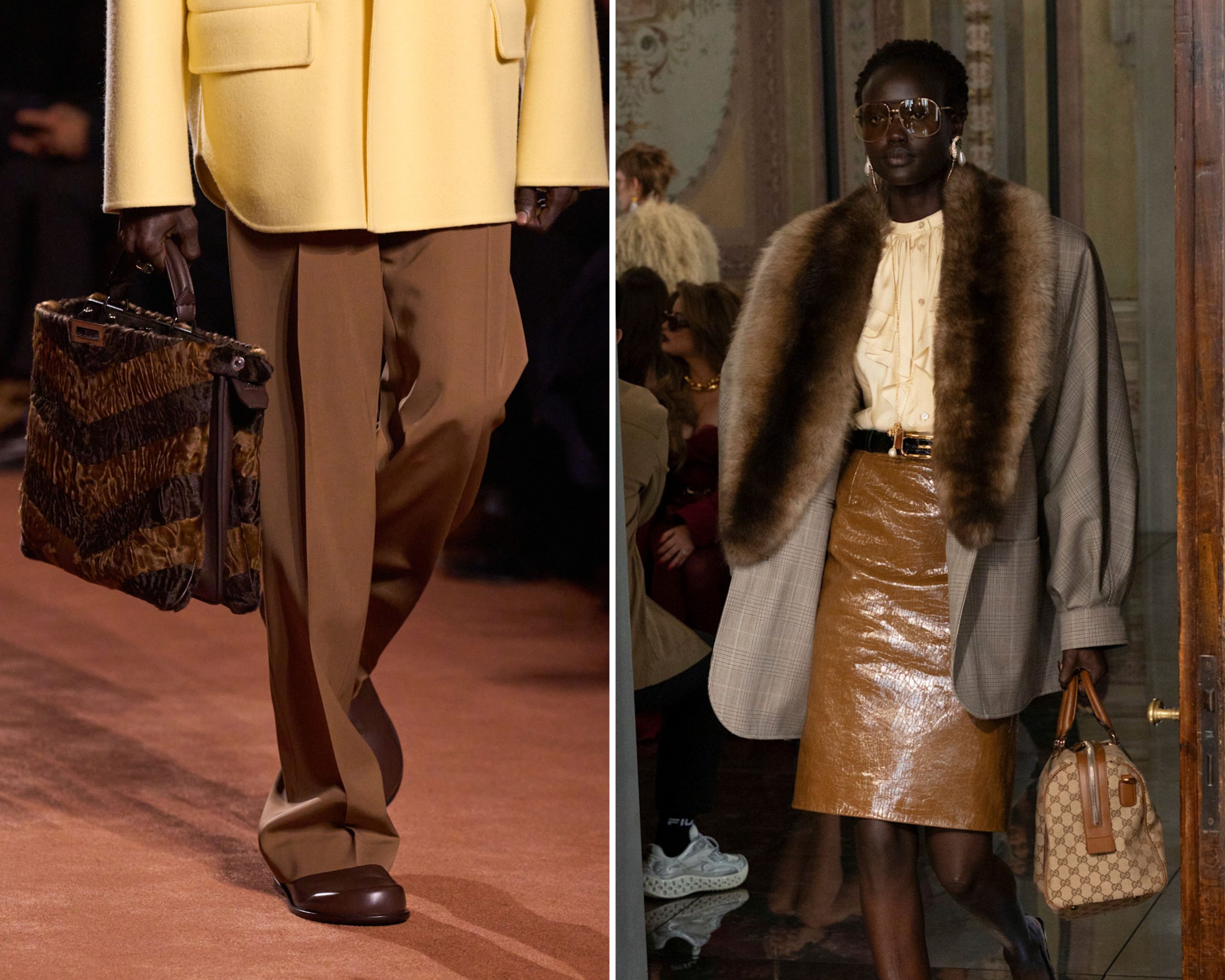 Mocha Mousse en botergeel