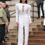 Schiaparelli: Outside Arrivals - Paris Fashion Week - Haute Couture Fall/Winter 2025/2026 Dua Lipa