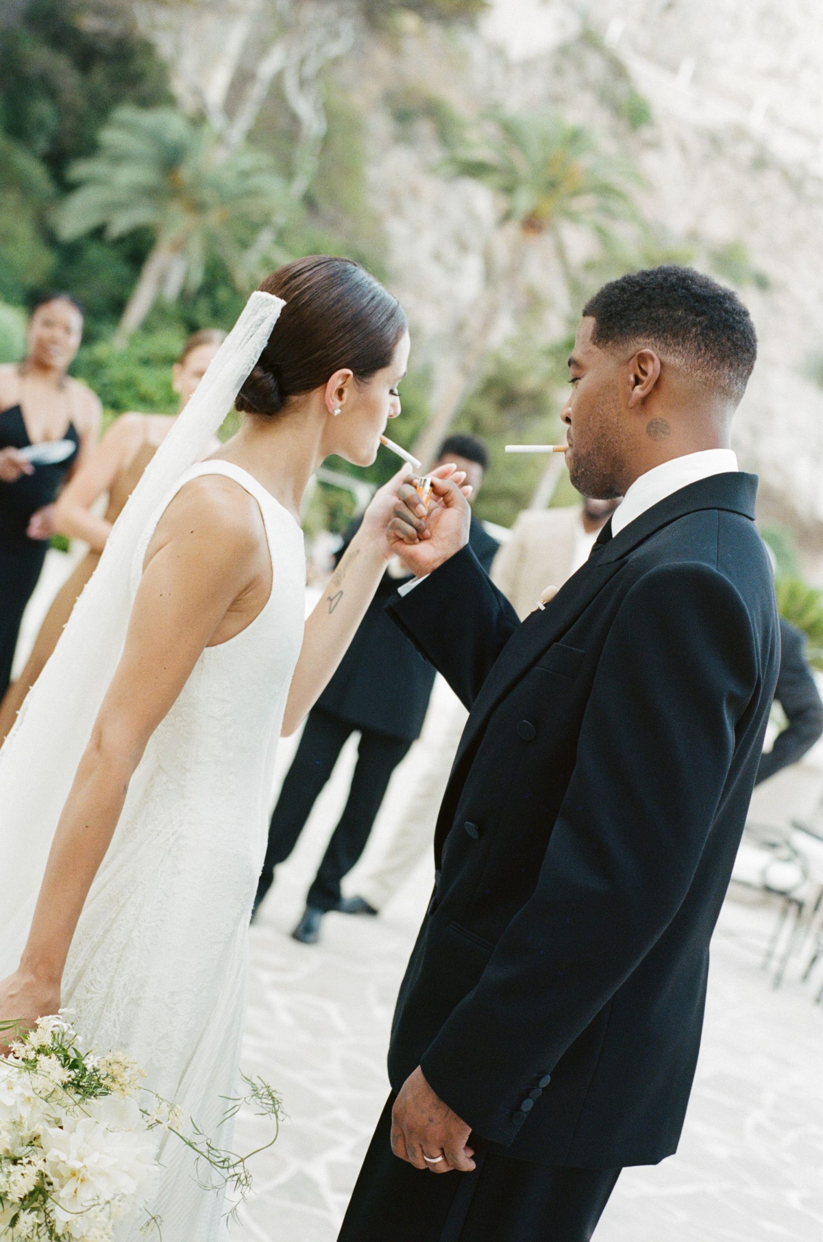 bruiloft kid cudi lola abecassis