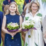 Prinses Elisabeth en Koningin Mathilde