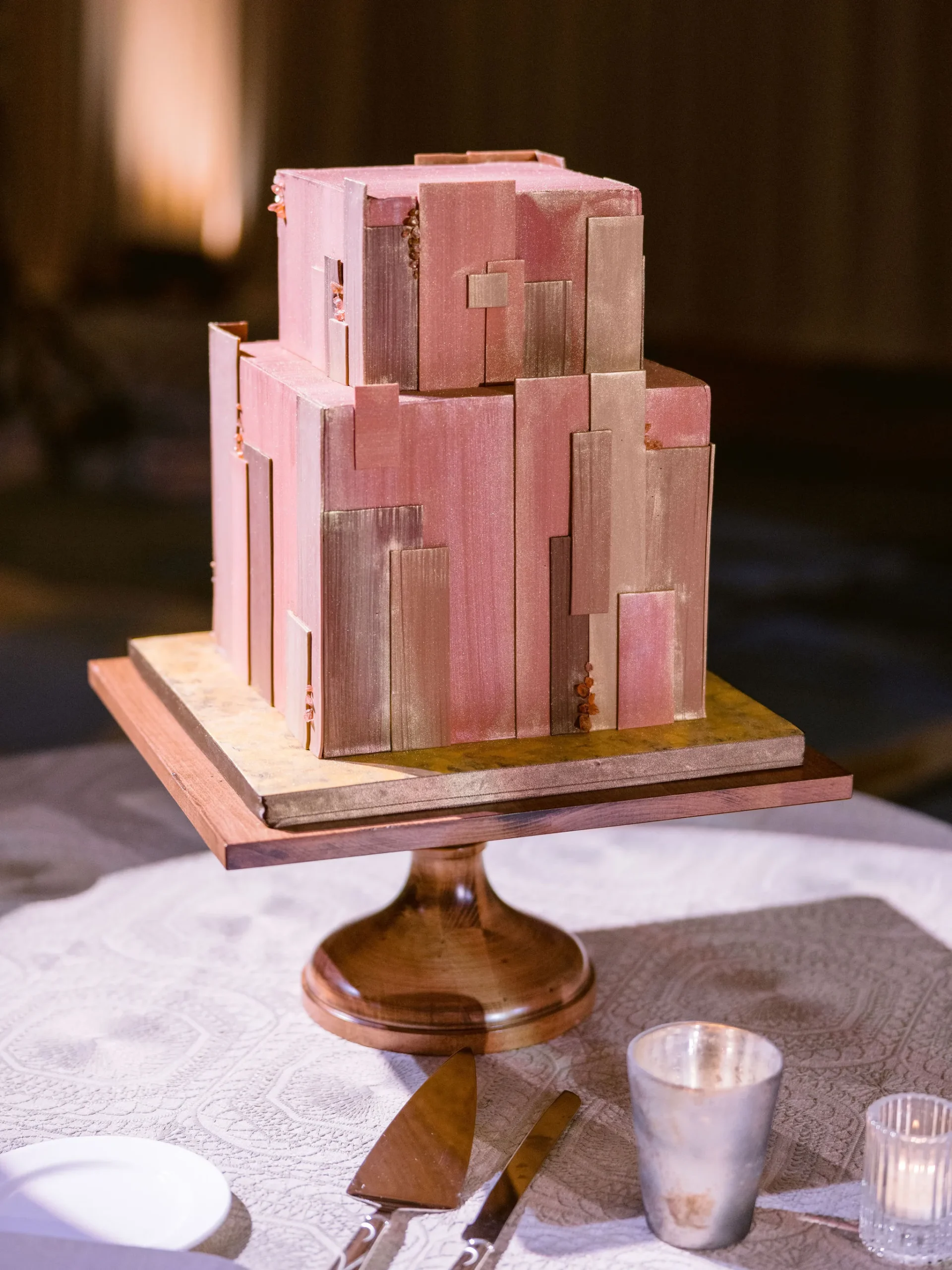 Architectonische taart van Umber Ahmad en Ray Crisara