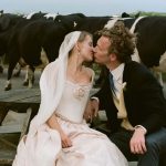 bruiloft roze trouwjurk