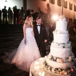 De spectaculaire bruidstaart van Daria Muzaleva en Max Aengevelt