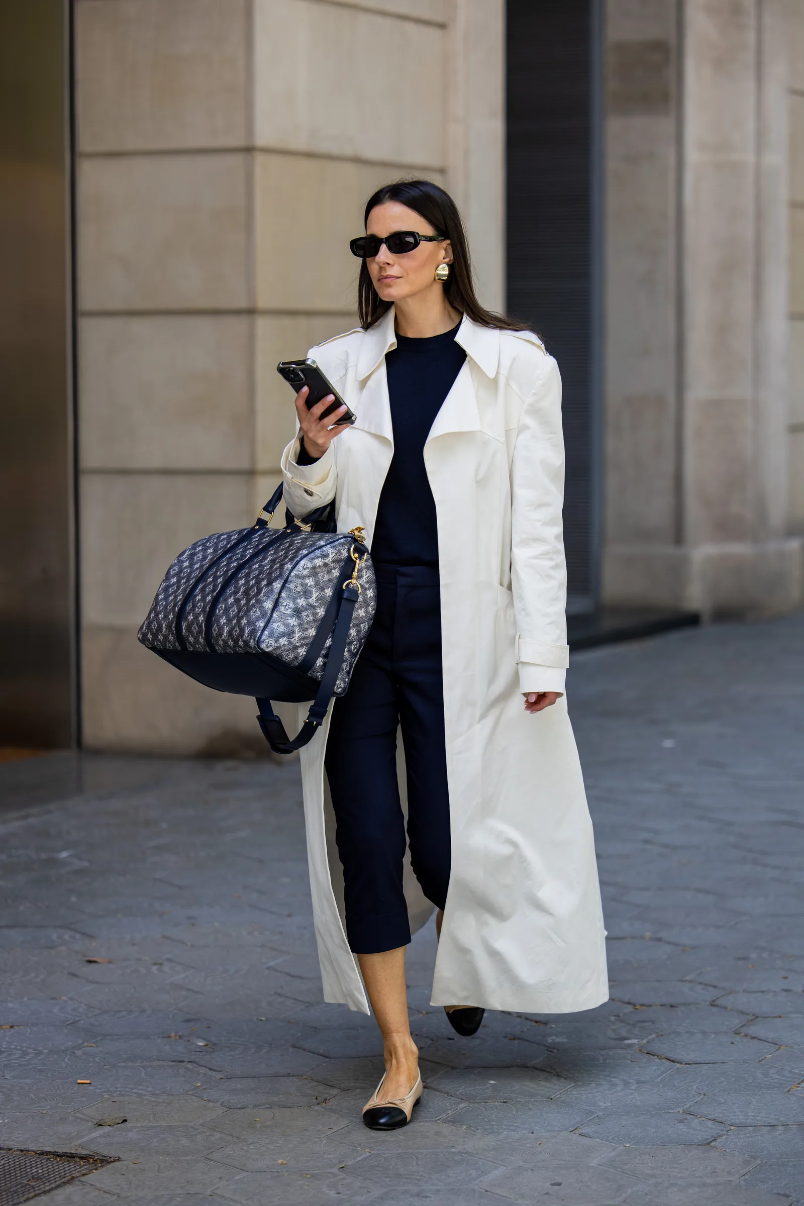 Capribroek met gekleurde ballerina