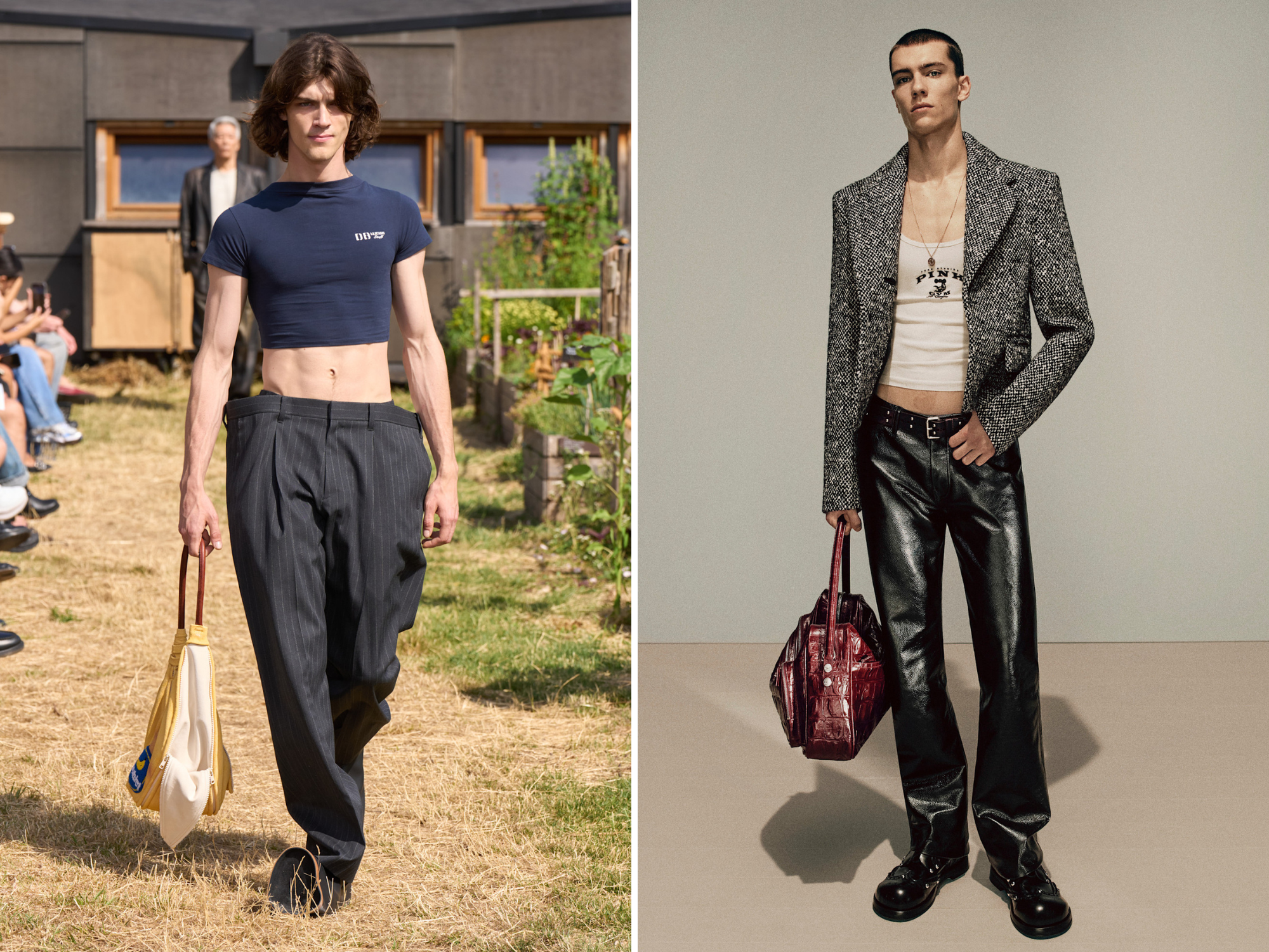 Cropped top bij Doublet en Acne Studios