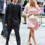 Emma Bunton bij bruiloft Mel B met zoon Beau