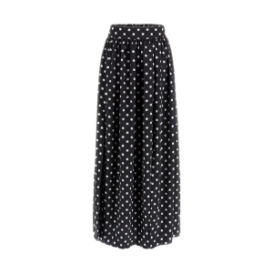 Lange rok met polkadots