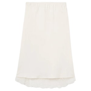 witte rok met kanten rand