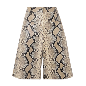 Jil sander snake effect leren shorts