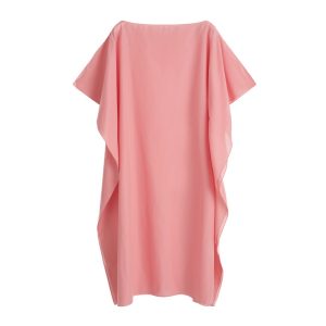 Roze wijde jurk van COS