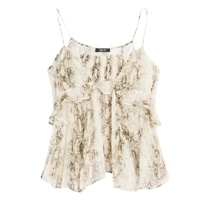 massimo dutti top slangenprint
