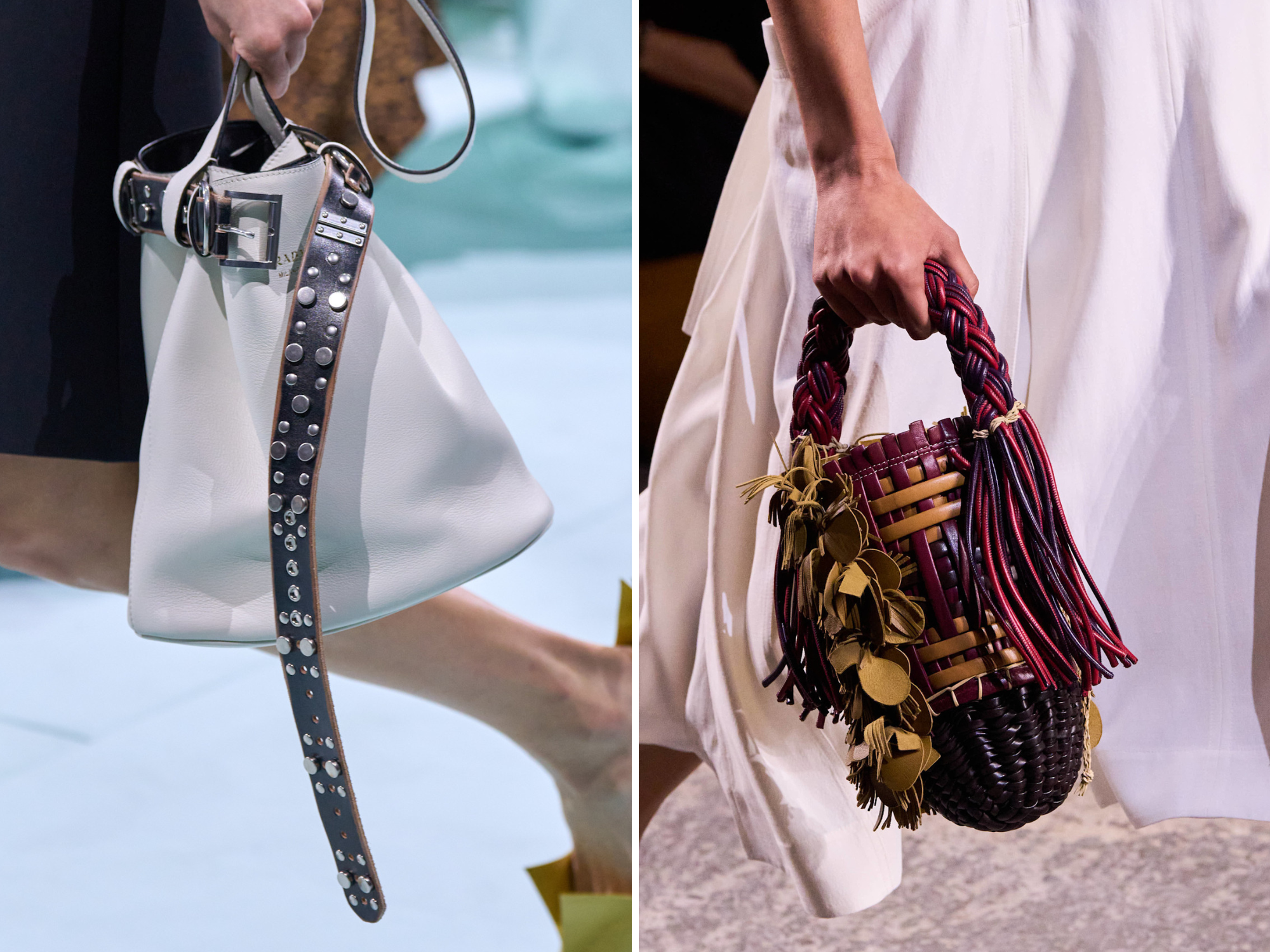 prada bucket bag bottega veneta - spotlight