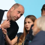 Prins William met prinses Charlotte bij EK 2025